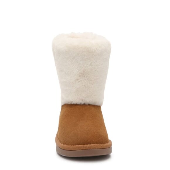 NIB Koolaburra By UGG Aubrei Short Boot - Kids' - Chestnut - Size 5 - Picture 3 of 14